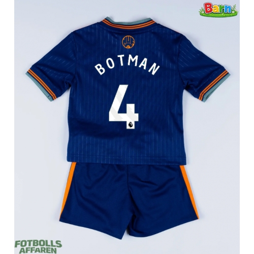 Newcastle United Sven Botman #4 Tredjeställ Barn 2025-26 Kortärmad (+ Korta byxor)